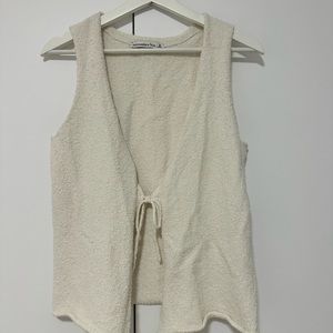 Abercrombie & Fitch Tan Tank Top with High Neckline